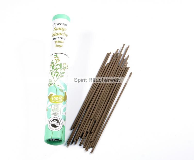Weißer Salbei - White Sage Aromandise | 100% naturreine Räucherstäbchen - 30 Sticks