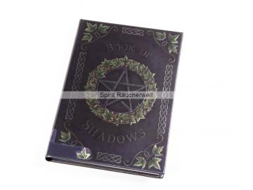 Buch der Schatten - Pentagramm | Notizbuch - Schattenbuch selber machen 17,5x12,5cm