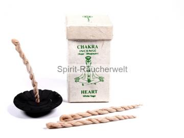 Herz Chakra White Sage - Nepal Räucherschnüre