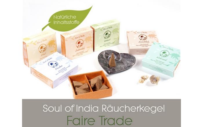 Soul of India Ru00e4ucherkegel - Faire Trade