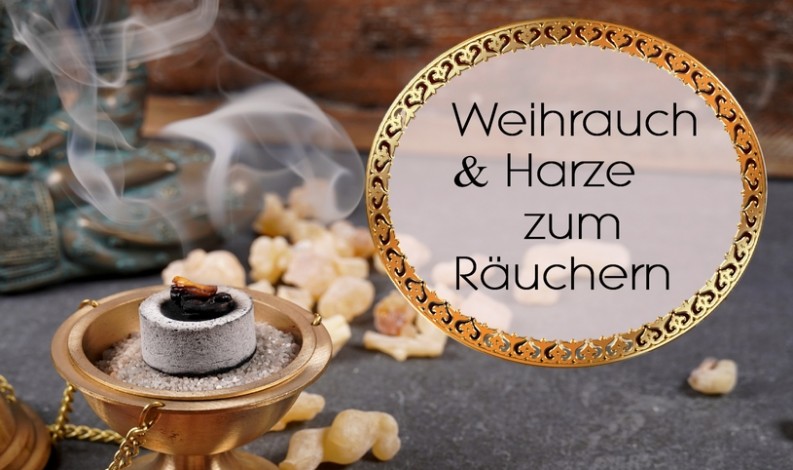 Räucherwerk Weihrauch & Harze räuchern